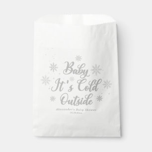 Baby It's Cold Outside Winter Baby Shower Favour Bag