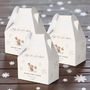 Baby It's Cold Outside Winter Baby Shower Favours Favor Box