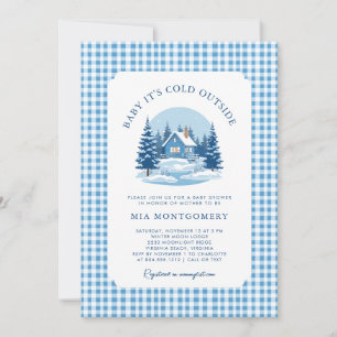 Baby It's Cold Outside Winter Baby Shower Invitation