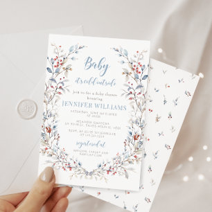 Baby it's cold outside winter baby shower invitation