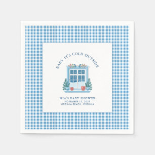 Baby It's Cold Outside Winter Baby Shower  Napkin
