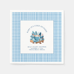 Baby It's Cold Outside Winter Baby Shower  Napkin