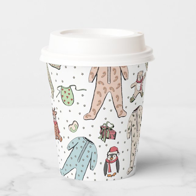 Baby Its Cold Outside Winter Baby Shower Paper Cups (Front)
