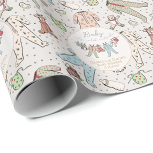 Baby Its Cold Outside Winter Baby Shower Wrapping Paper