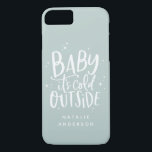 Baby its cold outside winter Case-Mate iPhone case<br><div class="desc">Baby its cold outside winter phone case. Ideal birthday or Christmas gift.</div>