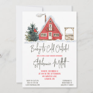 Baby It's Cold Outside, Winter Themed Baby Shower Invitation