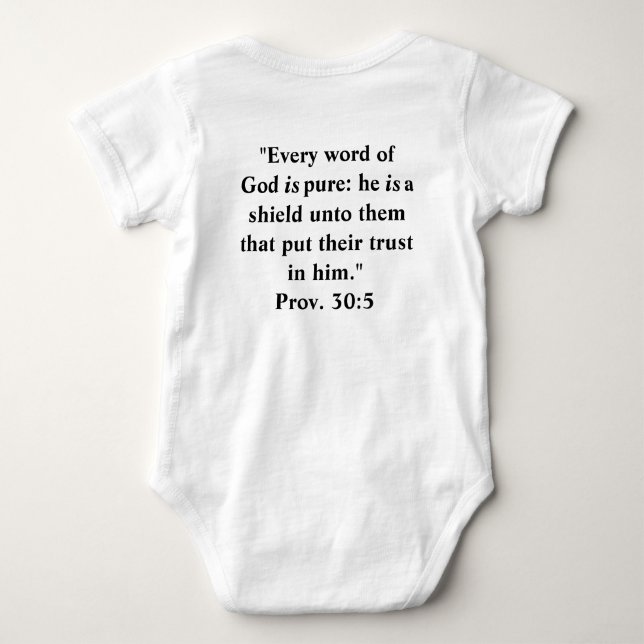 Baby Jersey Bodysuit (Back)