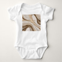 Baby jersey bodysuit in stylish graphic