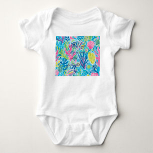 Baby jersey bodysuit in stylish graphic