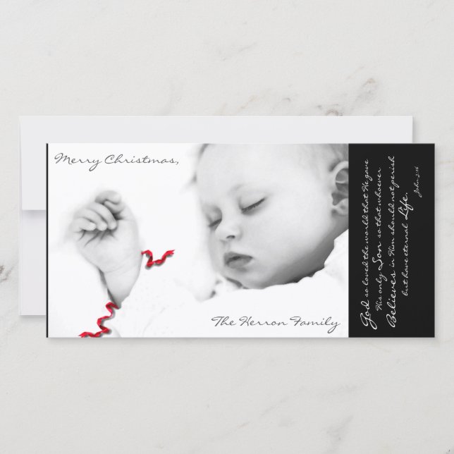 Baby Jesus Holiday Card (Front)