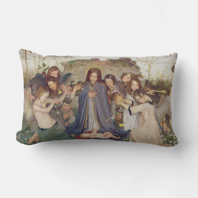 BABY JESUS LUMBAR PILLOW (Front)
