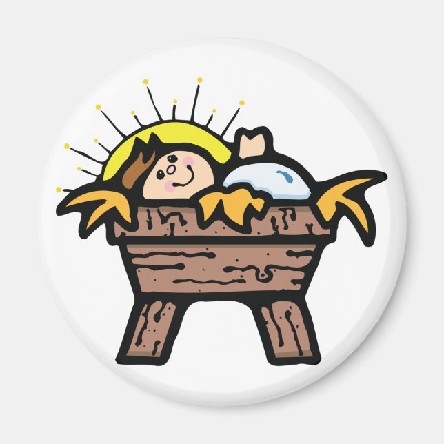baby jesus magnet (Front)