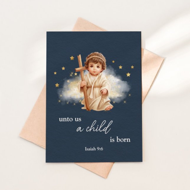 Baby Jesus Merry Christmas Holiday Postcard (Creator Uploaded)