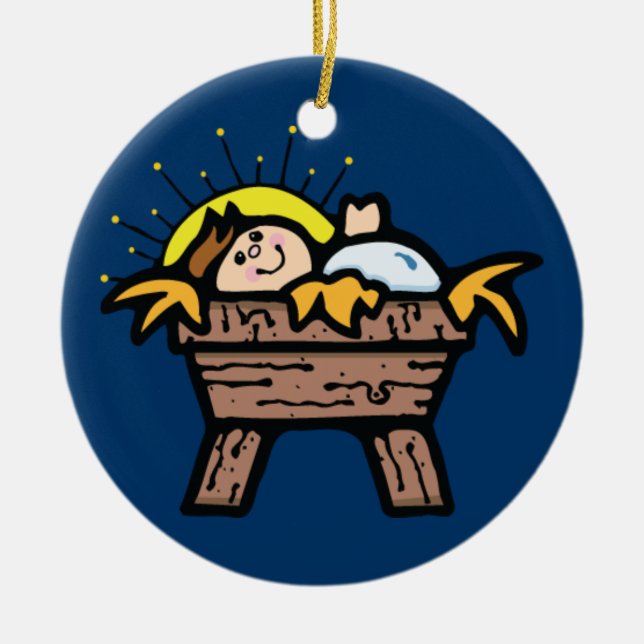 baby jesus ornament (Front)