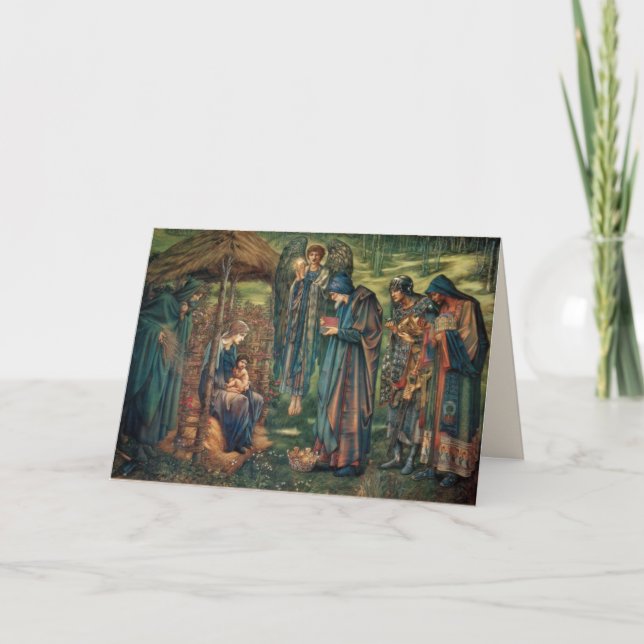 Baby Jesus pré-Raphaelite Cartes de Noël (Devant)