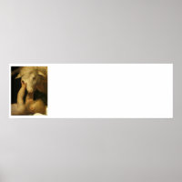 Baby Jesus Touches Lamb