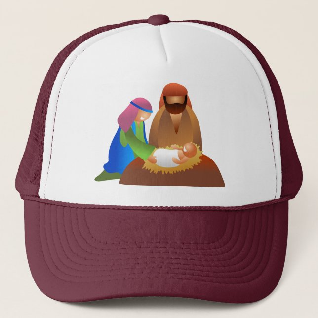 Baby Jesus Trucker Hat (Front)