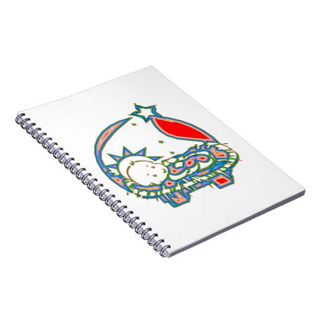Baby Jesus under a star Notebook (Right Side)