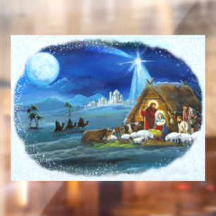Baby Jesus Window Cling
