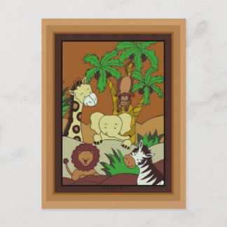 Baby Jungle 10-Baby Shower Invitation