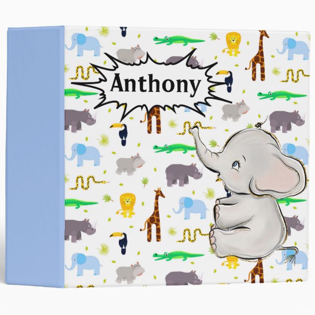 Baby Keepsake Album Binder (Front/Spine)