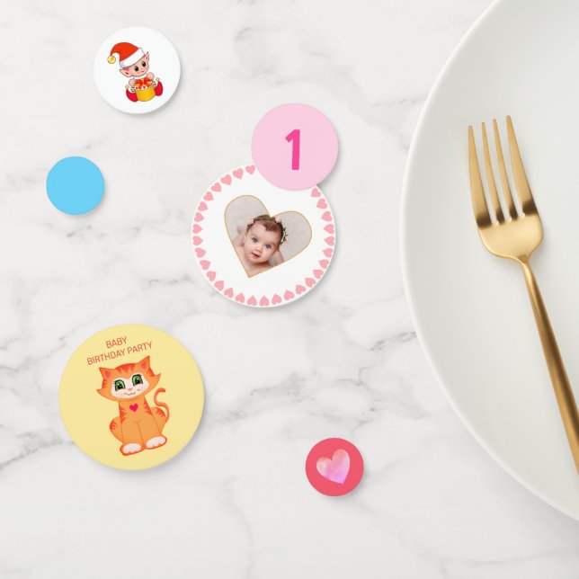 Baby & Kid Birthday Party Confetti (Group)