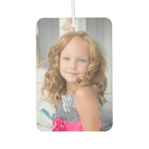 Baby Kids 2 Photos Upload Personalize Custom Car Air Freshener