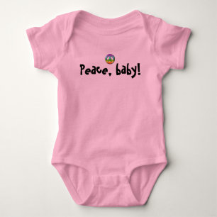 Baby & Kids: Peace, baby! Creeper- girls Bodysuit