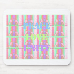 Baby Kids Peace Love Unity Hakuna Matata design.p Mouse Pad