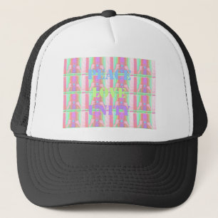 Baby Kids  Peace Love Unity Hakuna Matata design.p Trucker Hat