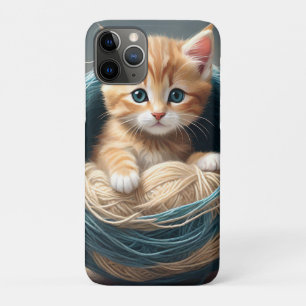 Baby Kitten In A Ball Of Wool, iPhone 11 Pro Case