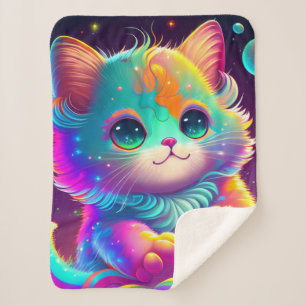 "Baby kitten" Sherpa Blanket
