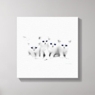 Baby Kittens Canvas Print
