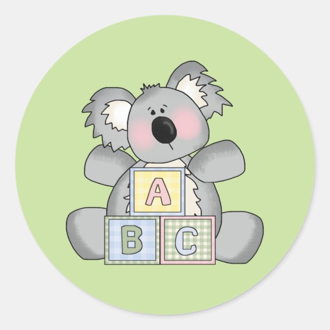 Baby Koala Bear Sticker (Front)