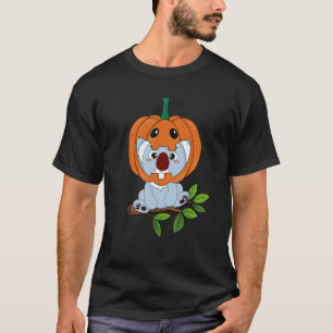 Baby Koala Bear With Pumpkin Helmet   Halloween Co T-Shirt