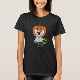 Baby Koala Bear With Pumpkin Helmet  Halloween Cos T-Shirt