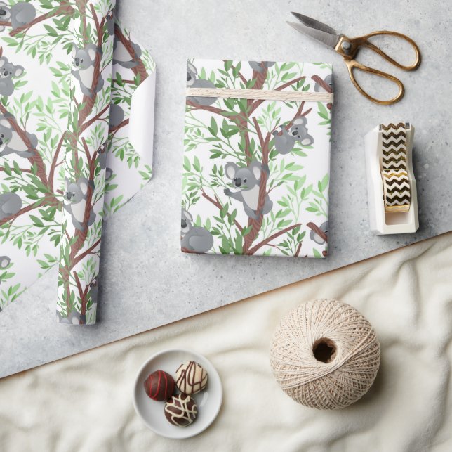 Baby Koala Bear Wrapping Paper (Crafts)