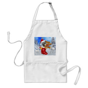 BABY KOALA CHRISTMAS WITH TEDDY STANDARD APRON