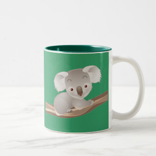Baby Koala Two-Tone Coffee Mug