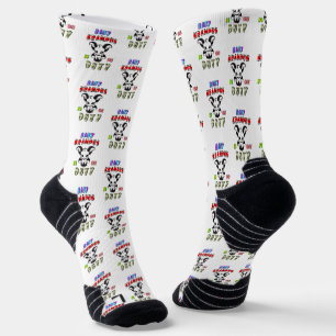 Baby Krampus Is On Duty Socks