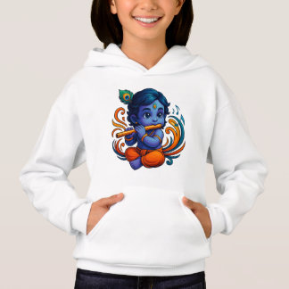 Baby Krishna with Flute – Peace Vibes | Vibrant 3D