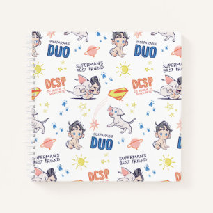 Baby Krypto & Superman Pattern Notebook
