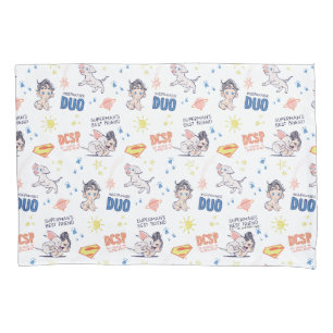 Baby Krypto & Superman Pattern Pillowcase