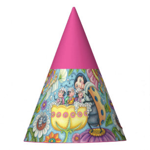 Baby Ladybugs Bubblebath PARTY HAT * Customize