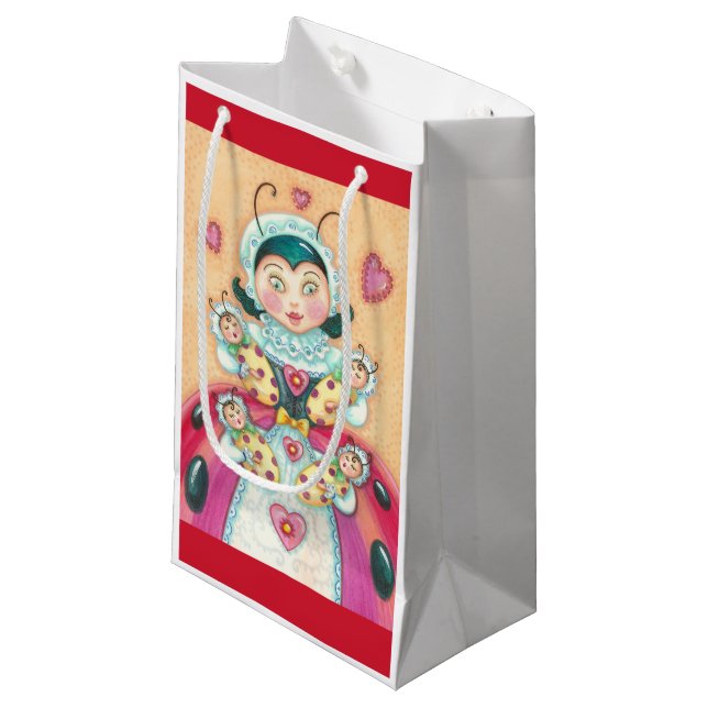 Baby Ladybugs Family GIFT BAG *Customize (Front Angled)