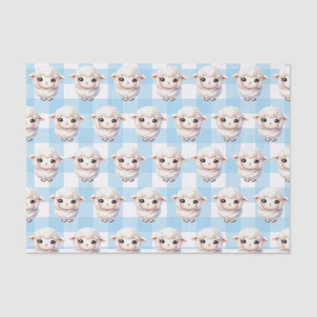 Baby lamb tissue paper (Front)