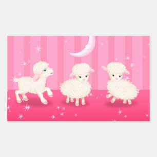 Baby Lambs Sticker
