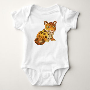 Baby Leopard Cartoon-41640 Bodysuit