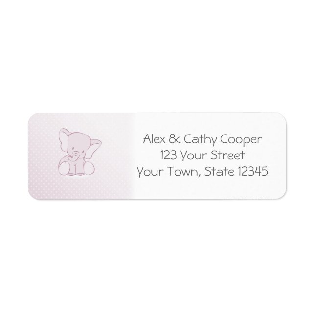 Baby Lilac Elephant (Front)