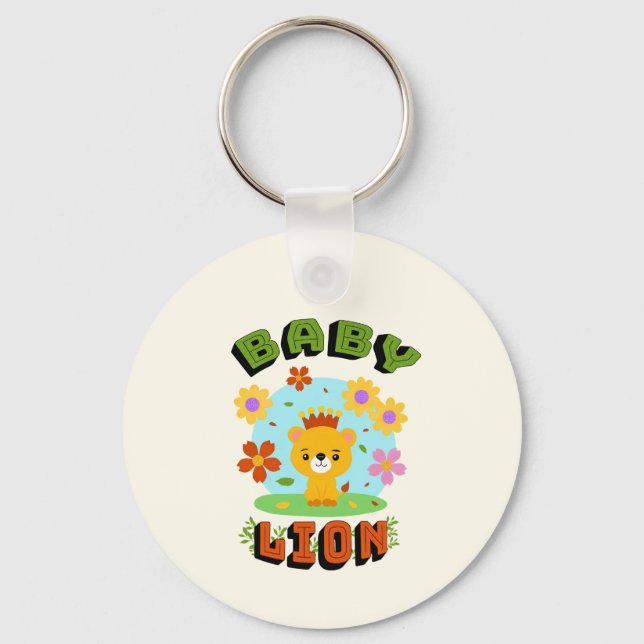 Baby lion keychain (Front)